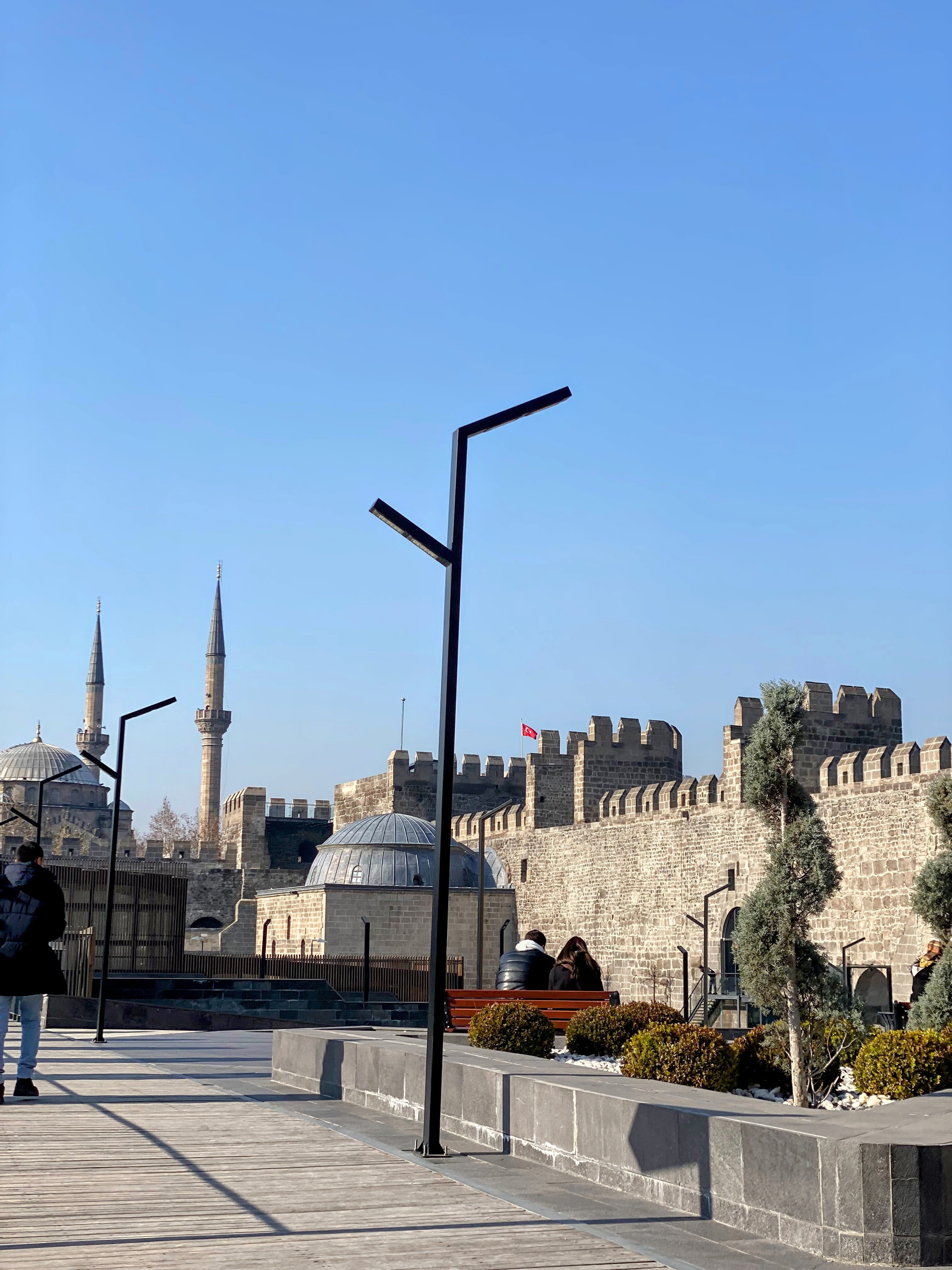 Kayseri Castle walls