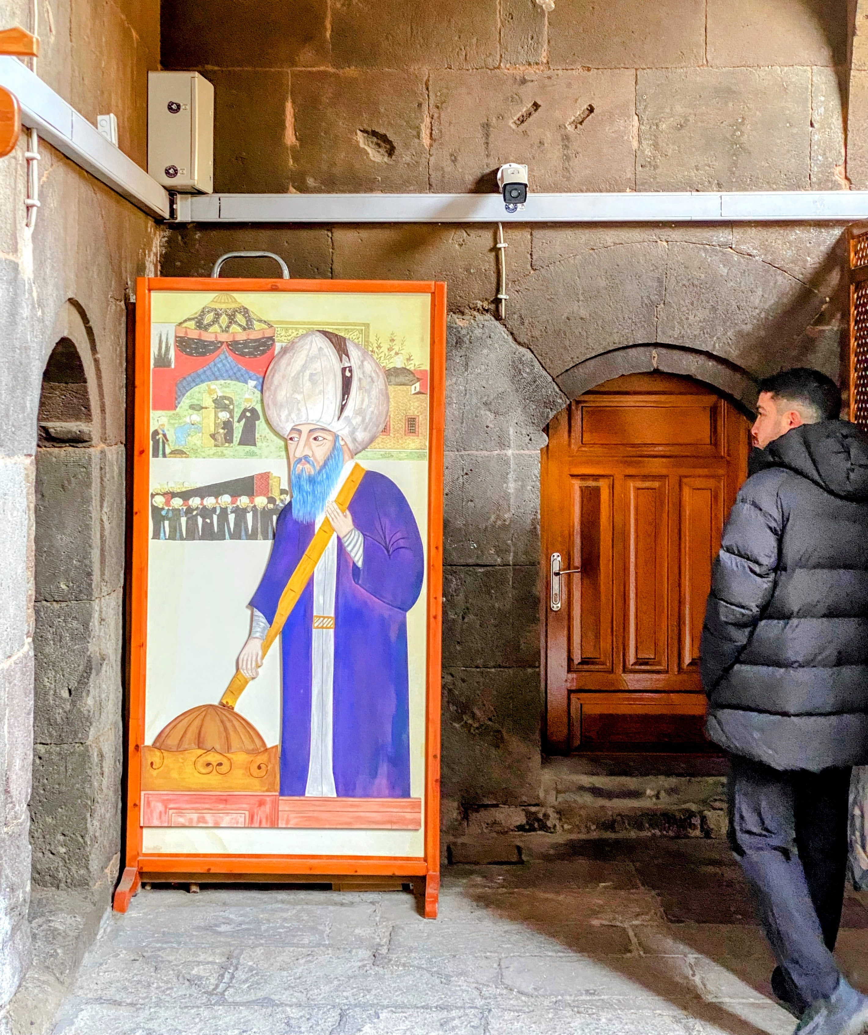 Traditional Ney maker inside Kayseri Castle